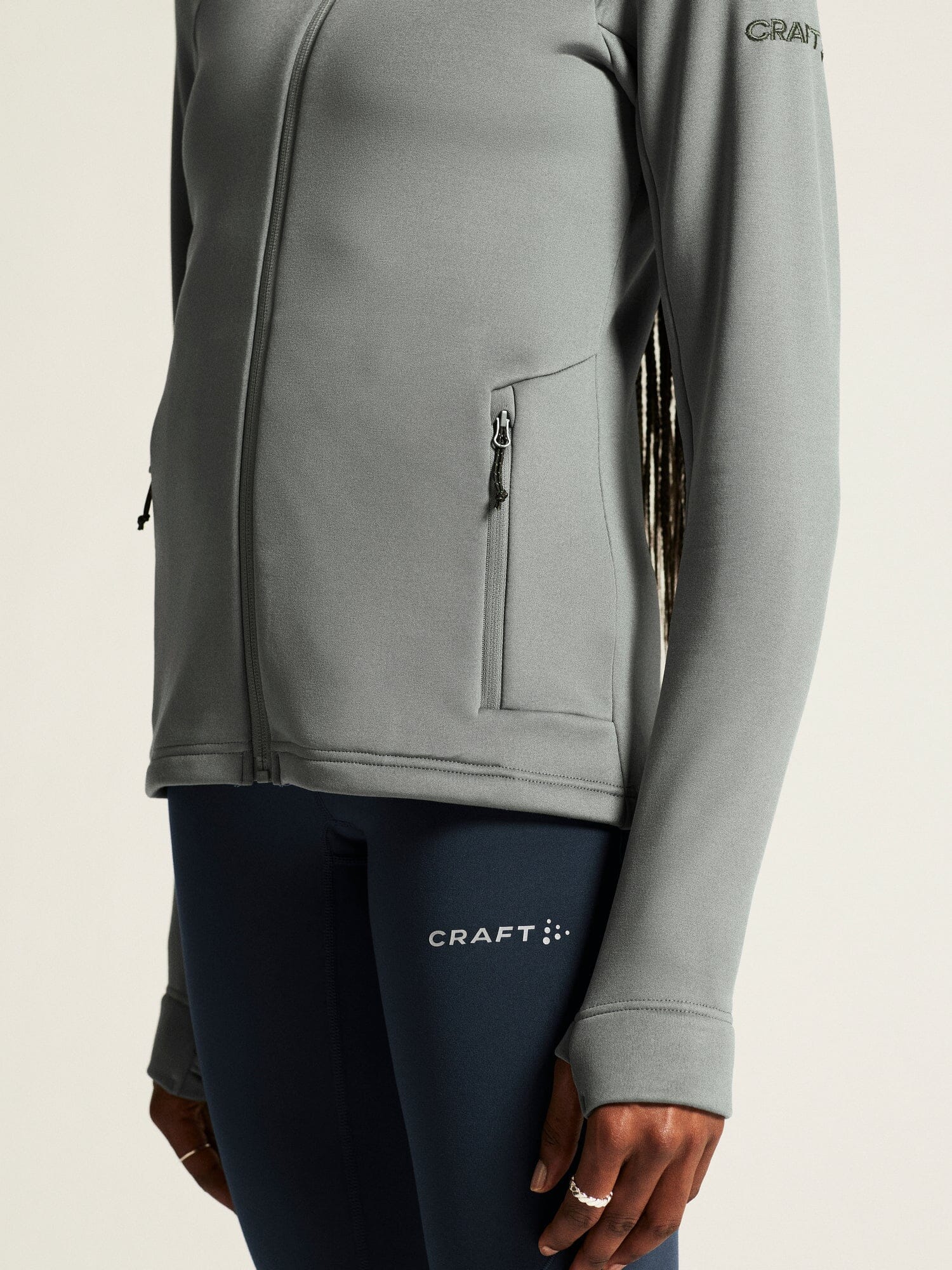 Women's ADV Explore Power Fleece Hood Jacket - Leaf Craft Sportswear NA