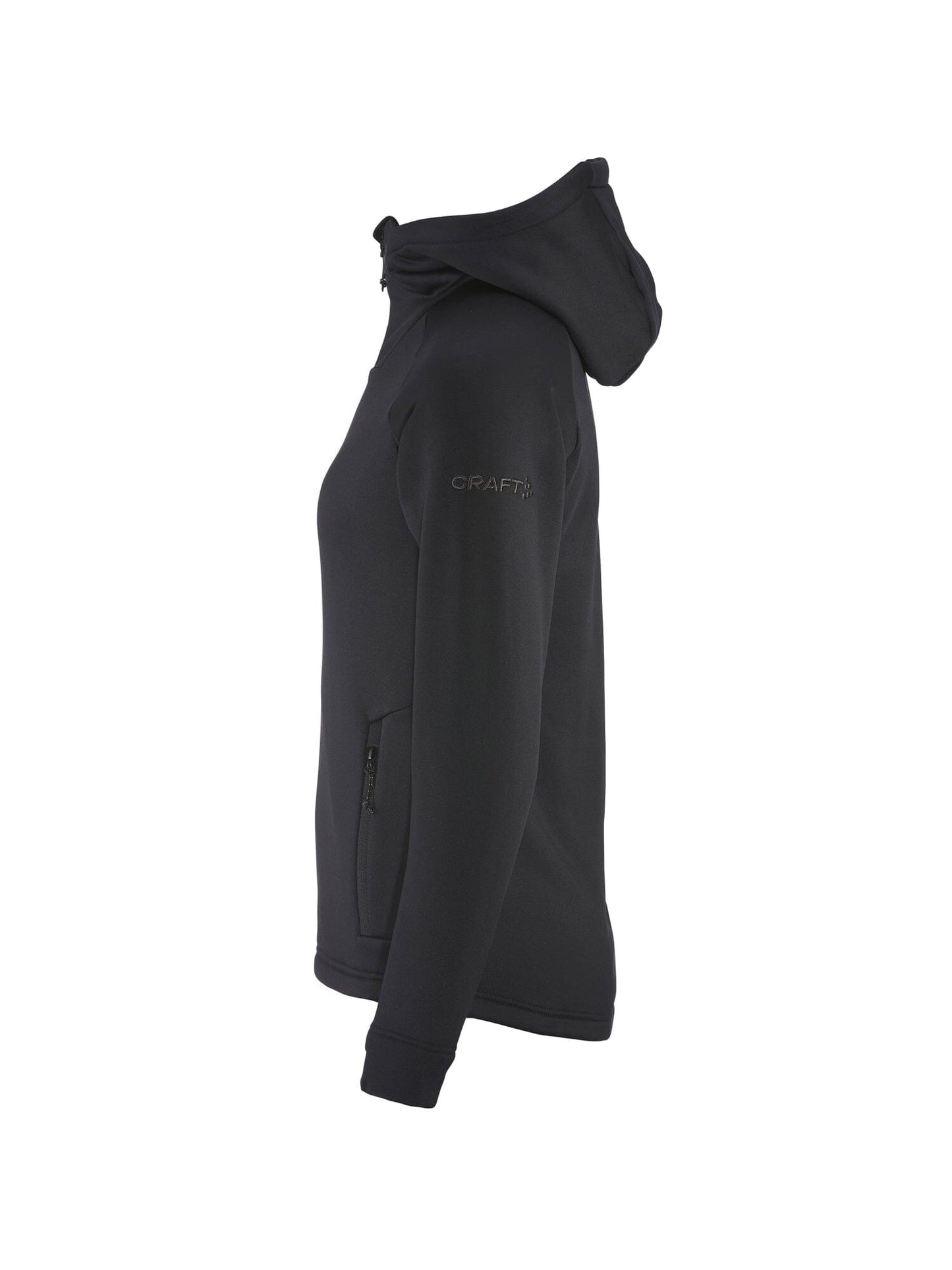 Women's ADV Explore Power Fleece Hood Jacket - Black Craft Sportswear NA