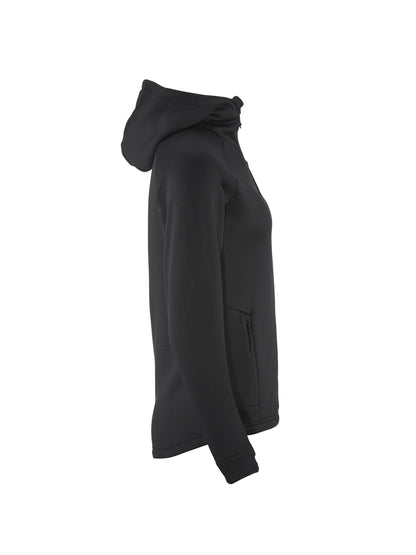 Women's ADV Explore Power Fleece Hood Jacket - Black Craft Sportswear NA