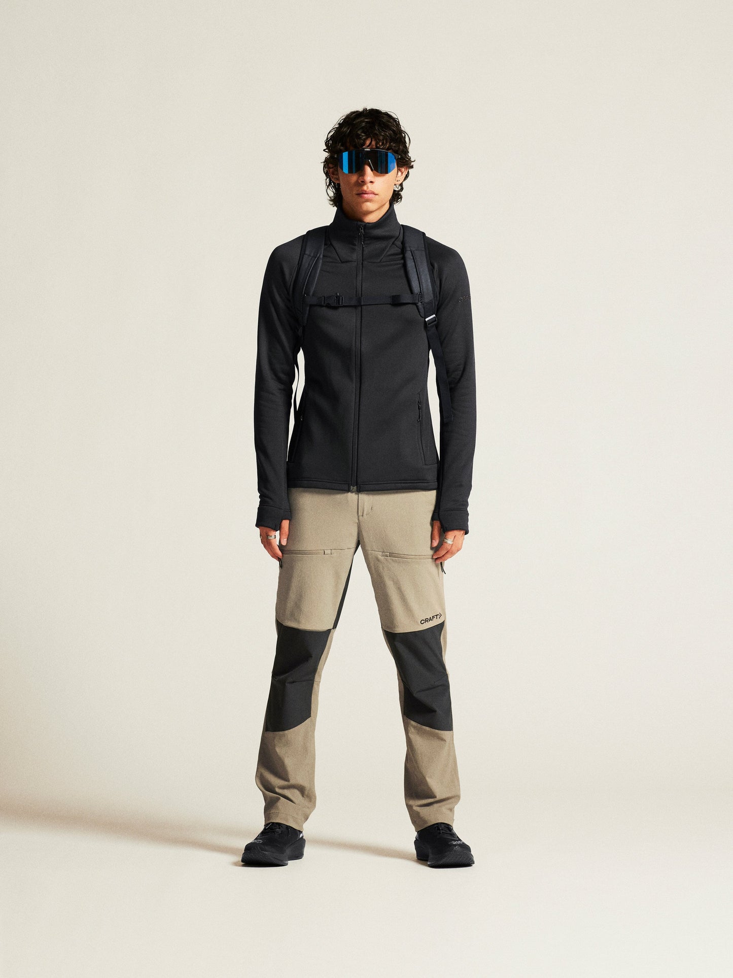 Men's ADV Explore Power Fleece Jacket - Black Men's Jackets and Vests Craft Sportswear NA