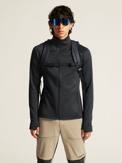 Men's ADV Explore Power Fleece Jacket - Black Men's Jackets and Vests Craft Sportswear NA