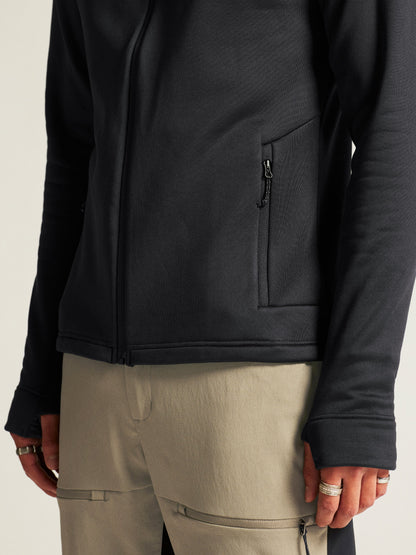 Men's ADV Explore Power Fleece Jacket - Black Men's Jackets and Vests Craft Sportswear NA