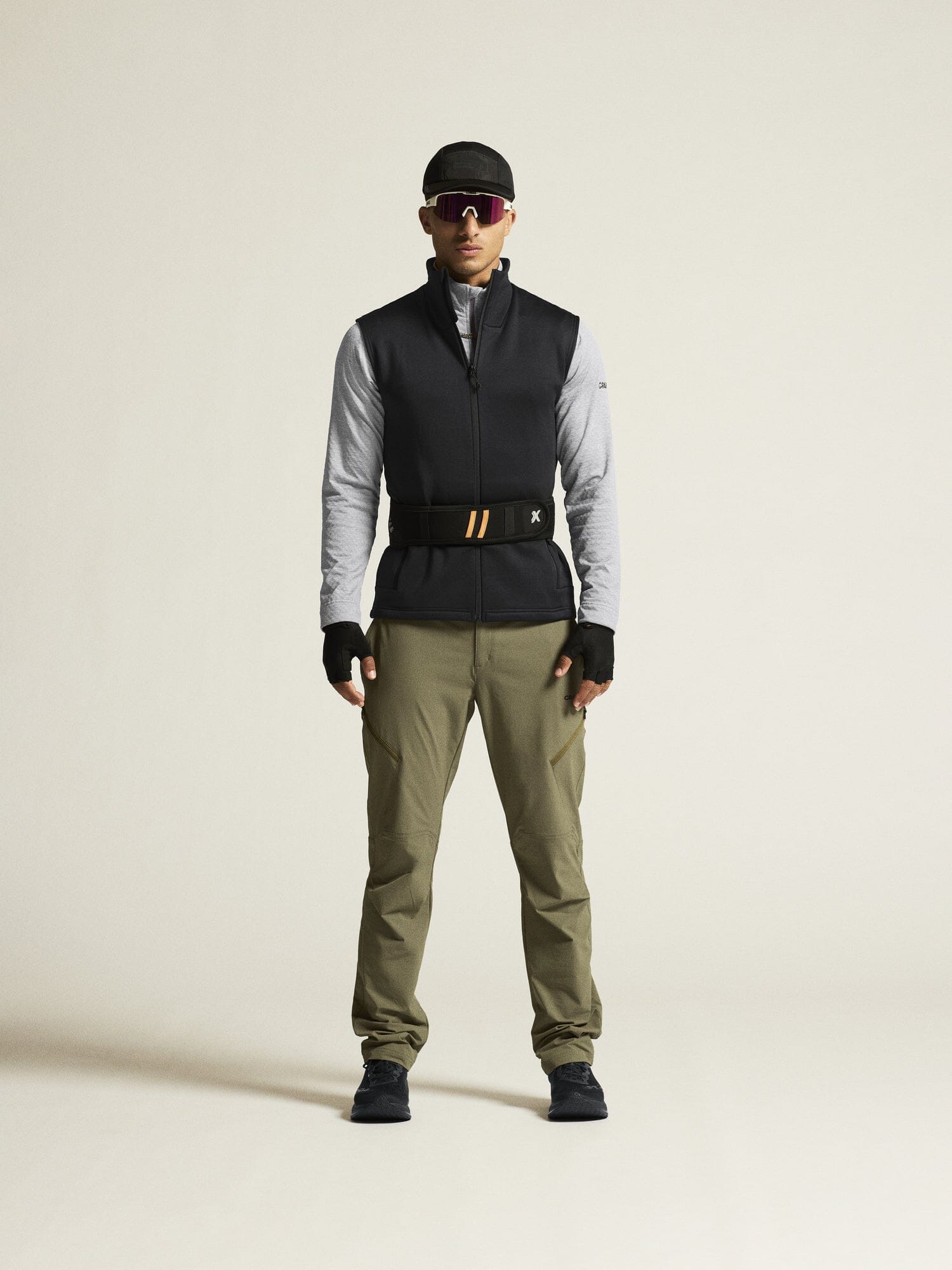 MEN'S ADV EXLORE POWER FLEECE VEST - Black Craft Sportswear NA