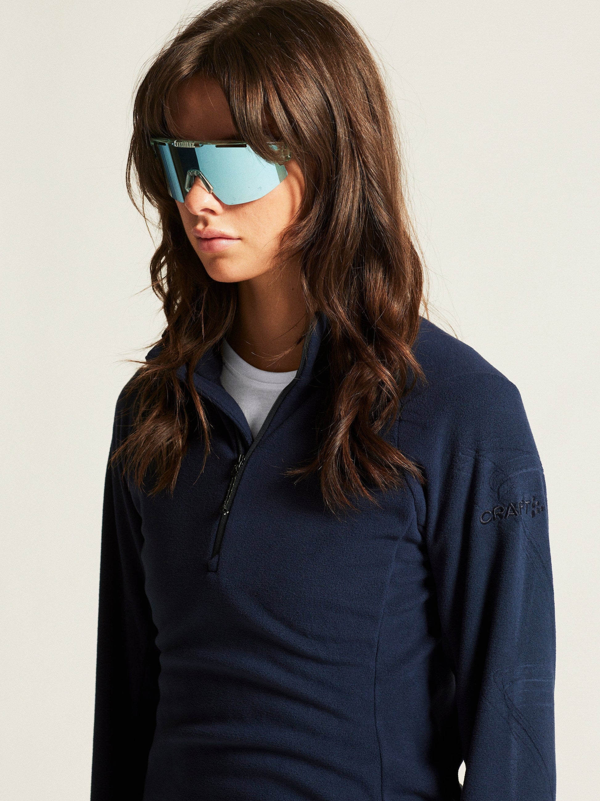 WOMEN'S CORE EXPLORE FLEECE MIDLAYER - BLAZE Craft Sportswear NA