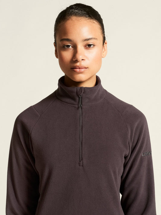 WOMEN'S CORE EXPLORE FLEECE MIDLAYER - DK PLUM Craft Sportswear NA
