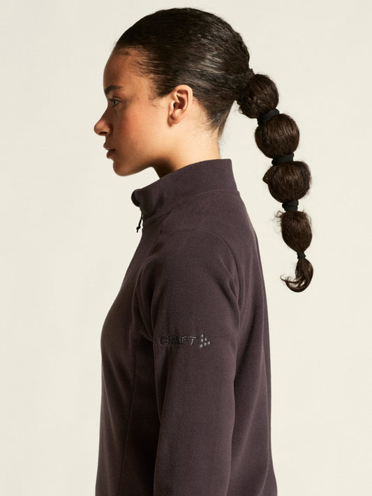 WOMEN'S CORE EXPLORE FLEECE MIDLAYER - DK PLUM Craft Sportswear NA