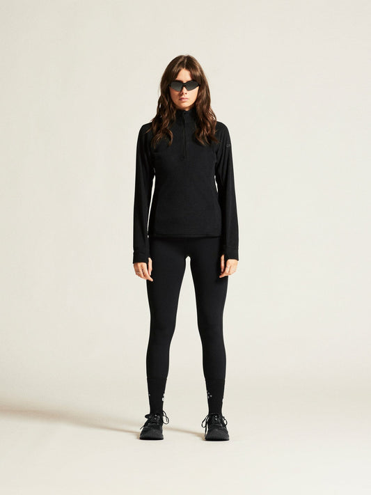 WOMEN'S CORE EXPLORE FLEECE MIDLAYER - Black Craft Sportswear NA