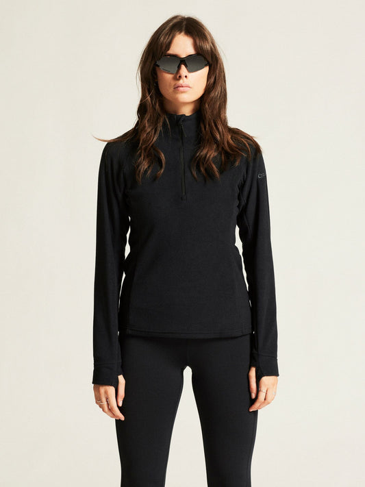 WOMEN'S CORE EXPLORE FLEECE MIDLAYER - Black Craft Sportswear NA