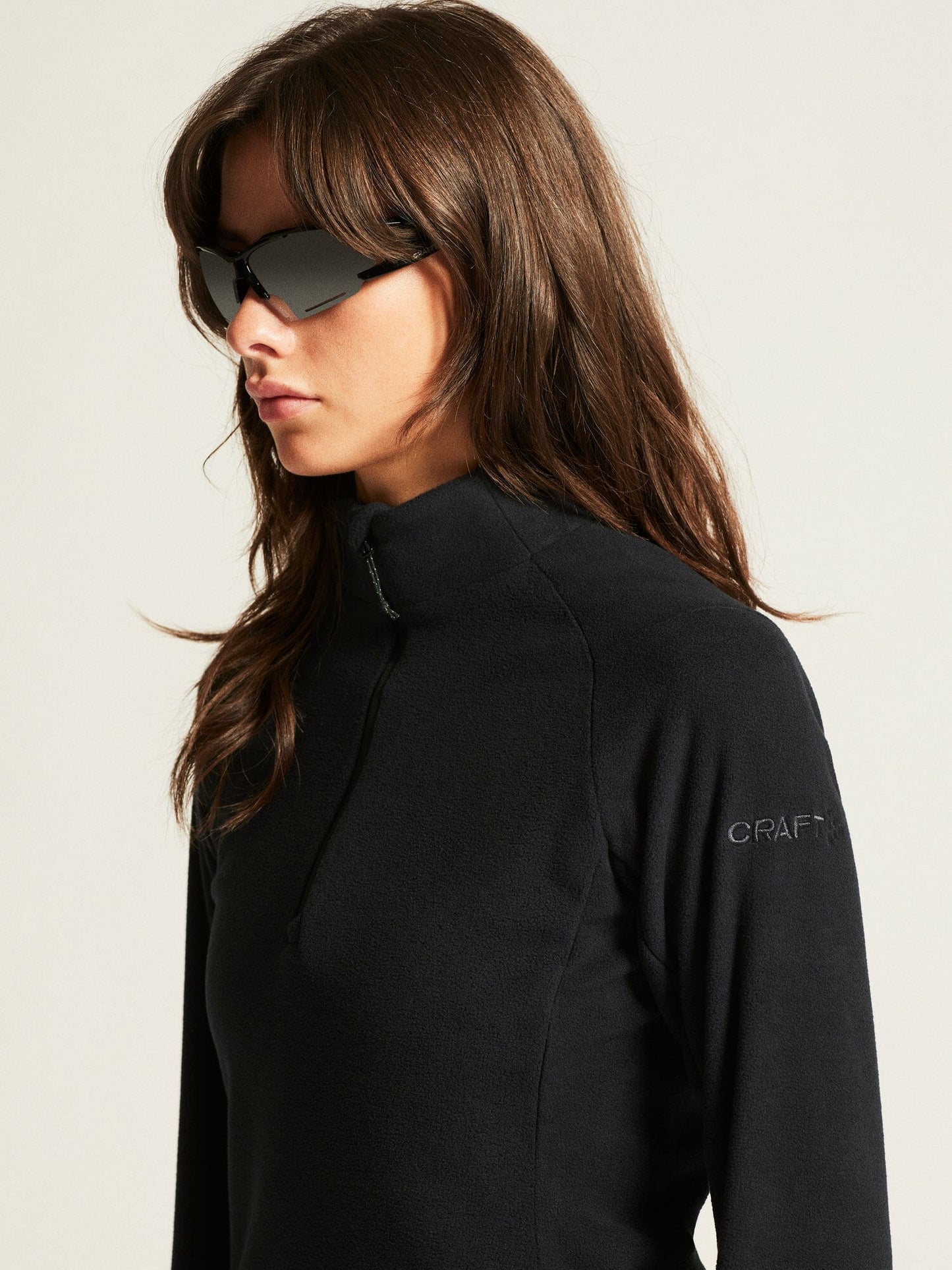 WOMEN'S CORE EXPLORE FLEECE MIDLAYER - Black Craft Sportswear NA