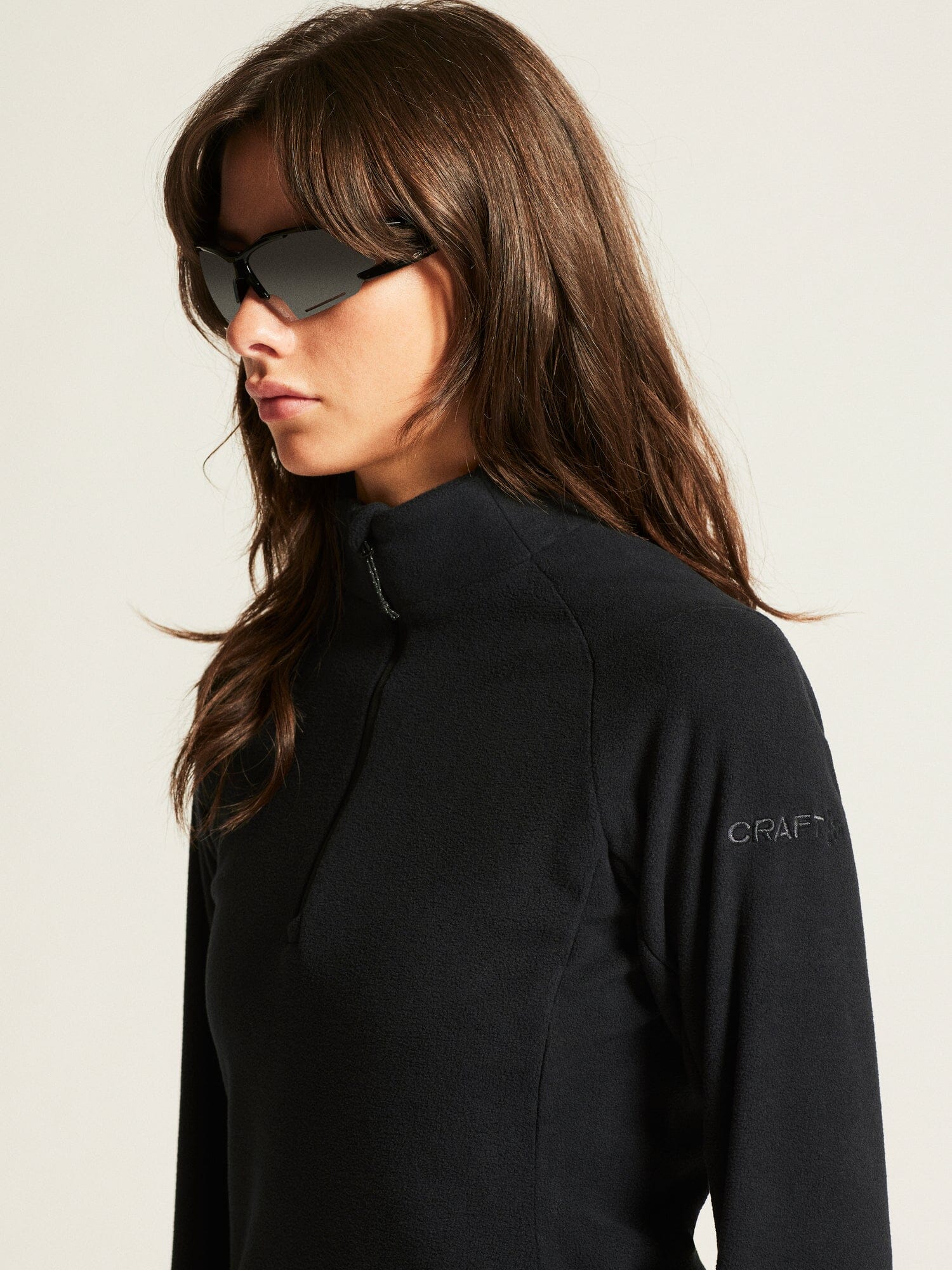 WOMEN'S CORE EXPLORE FLEECE MIDLAYER - Black Craft Sportswear NA