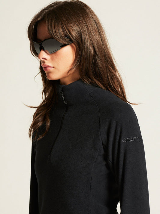 WOMEN'S CORE EXPLORE FLEECE MIDLAYER - Black Craft Sportswear NA