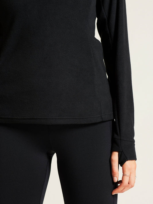 WOMEN'S CORE EXPLORE FLEECE MIDLAYER - Black Craft Sportswear NA