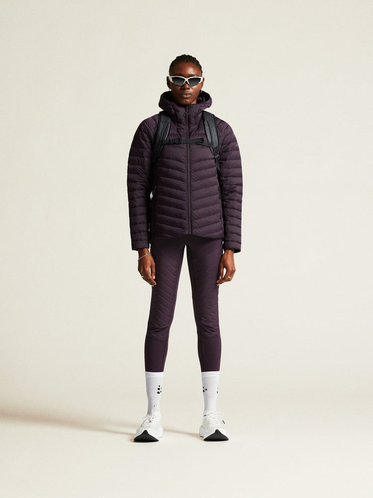 Women's ADV Explore Light Down Jacket - DK Plum Craft Sportswear NA