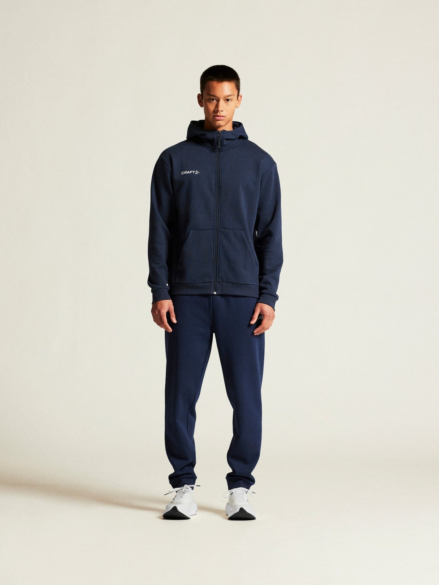 Men's Community 2.0 Logo FZ Hoodie - Navy Craft Sportswear NA