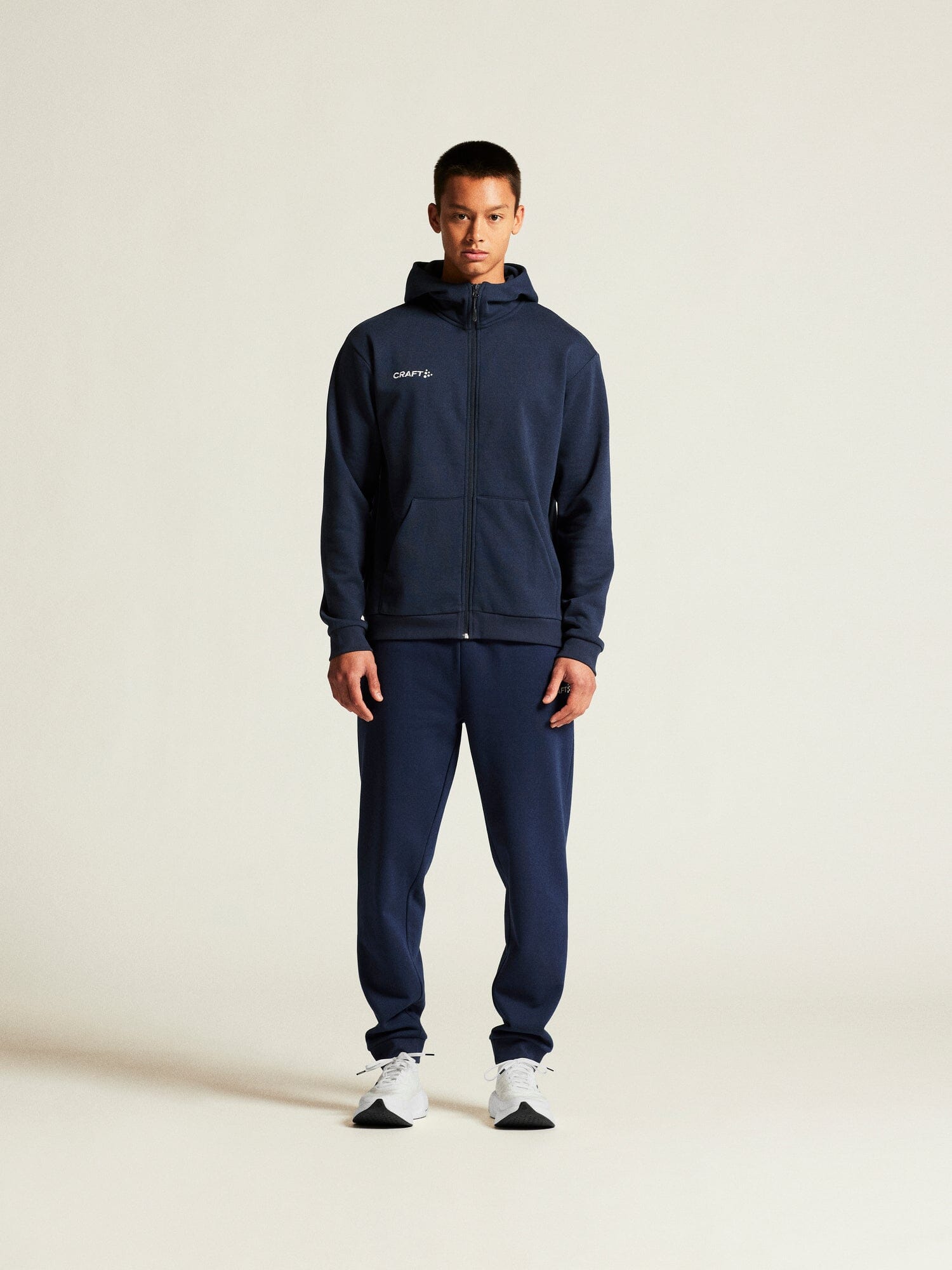 Men's Community 2.0 Logo FZ Hoodie - Navy Craft Sportswear NA
