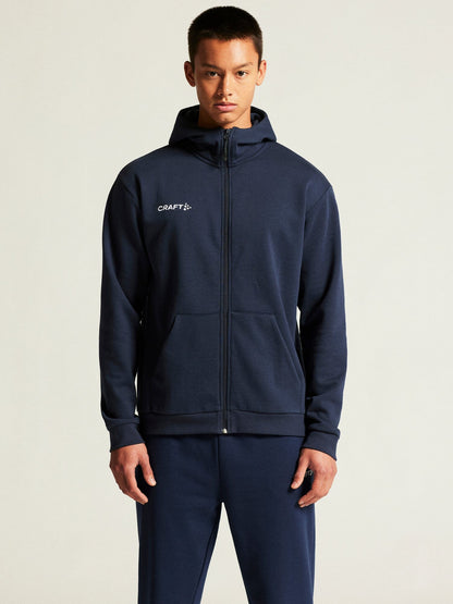 Men's Community 2.0 Logo FZ Hoodie - Navy Craft Sportswear NA