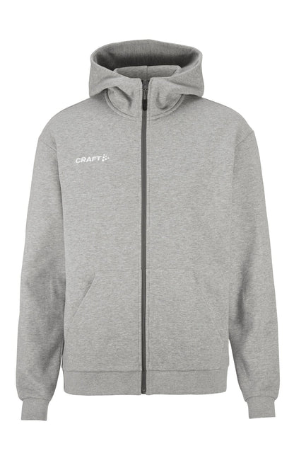 Men's Community 2.0 Logo FZ Hoodie - Grey Melange Craft Sportswear NA