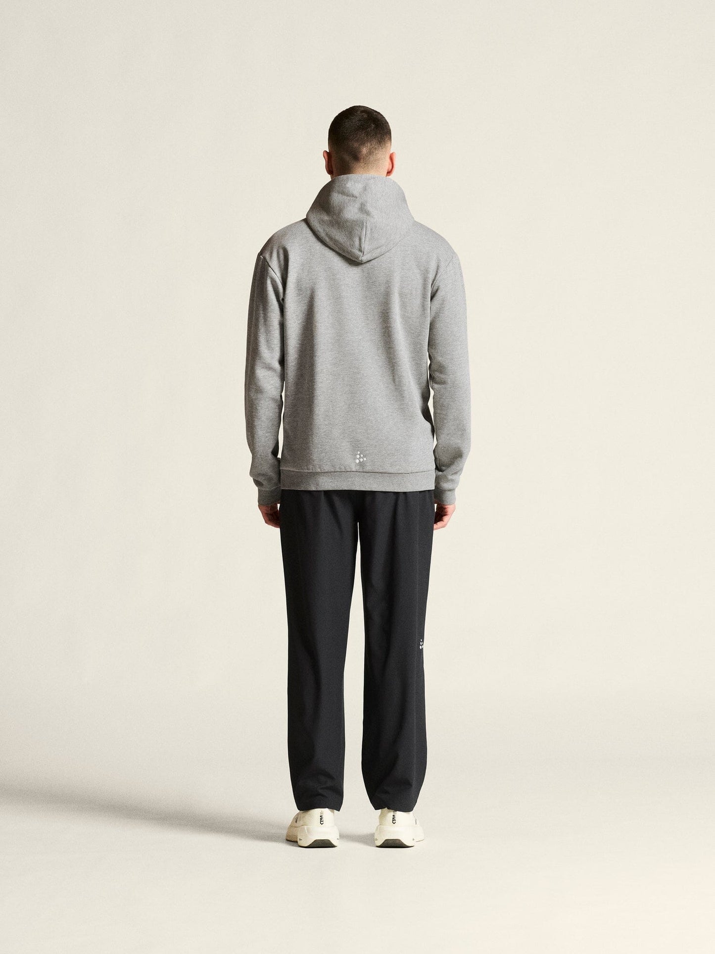 Men's Community 2.0 Logo FZ Hoodie - Grey Melange Craft Sportswear NA