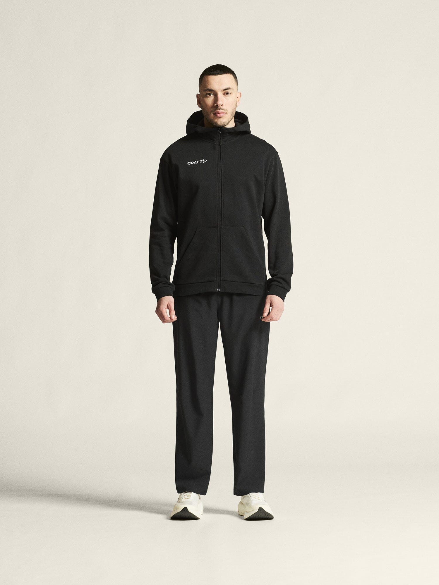 Men's Community 2.0 Logo FZ Hoodie - Black Craft Sportswear NA