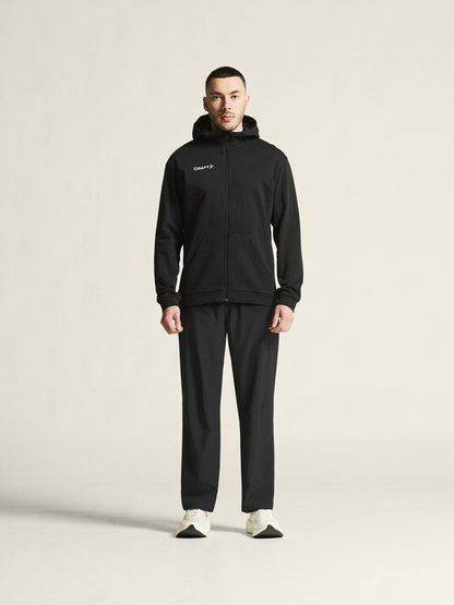 Men's Community 2.0 Logo FZ Hoodie - Black Craft Sportswear NA