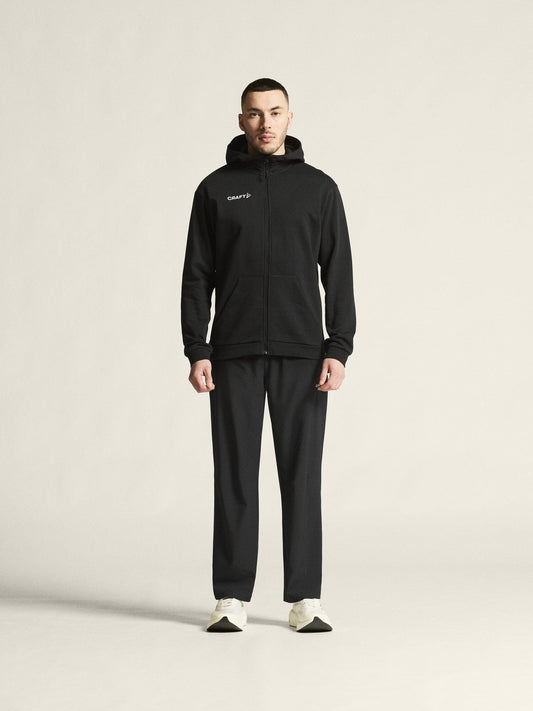 Men's Community 2.0 Logo FZ Hoodie - Black Craft Sportswear NA