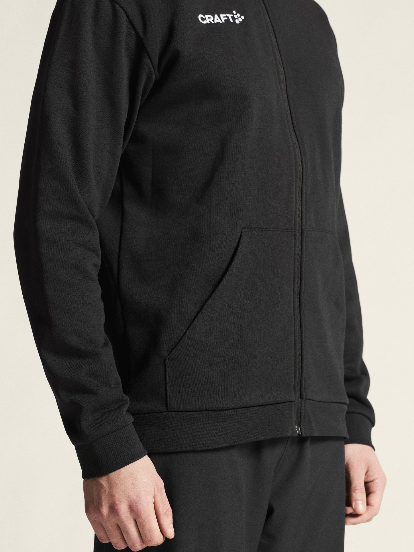 Men's Community 2.0 Logo FZ Hoodie - Black Craft Sportswear NA