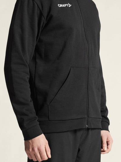 Men's Community 2.0 Logo FZ Hoodie - Black Craft Sportswear NA