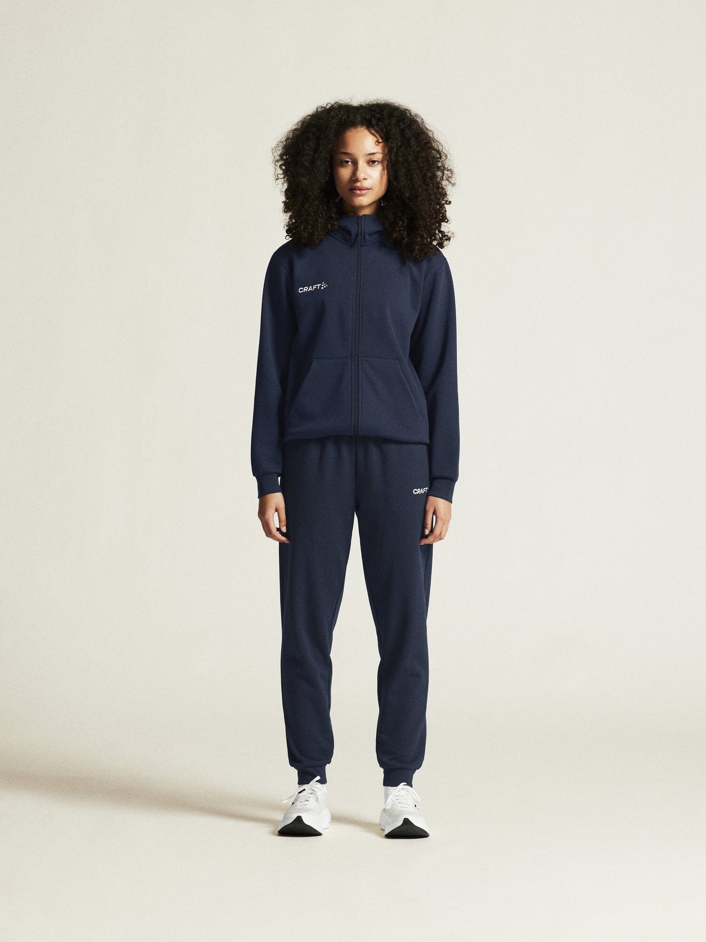 Women's Community 2.0 Logo FZ Hoodie - Navy Women's Midlayers and Hoodies Craft Sportswear NA
