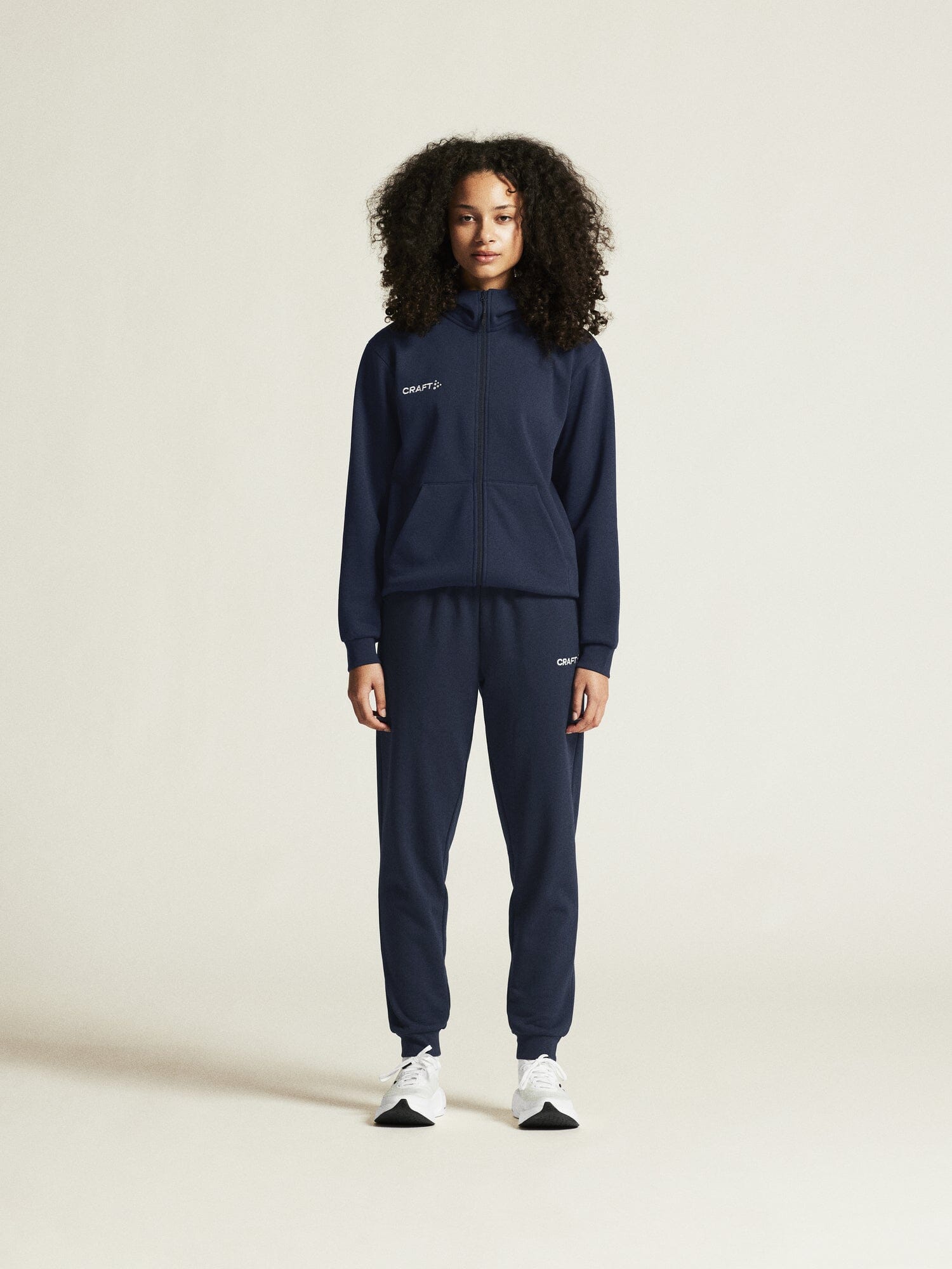 Women's Community 2.0 Logo FZ Hoodie - Navy Women's Midlayers and Hoodies Craft Sportswear NA
