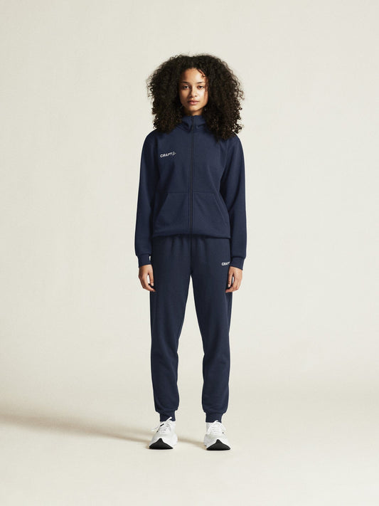 Women's Community 2.0 Logo FZ Hoodie - Navy Women's Midlayers and Hoodies Craft Sportswear NA