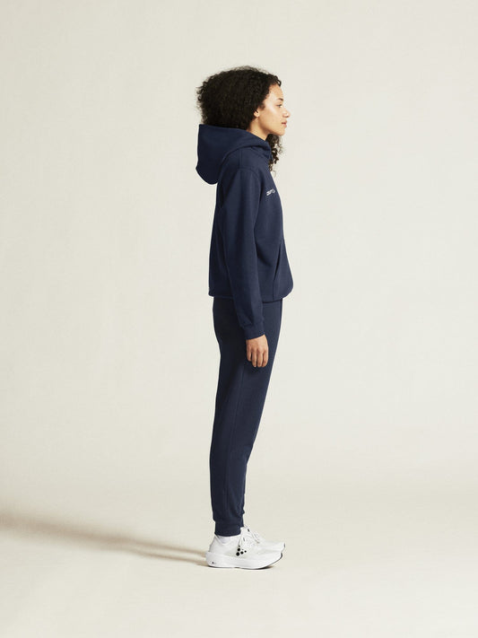 Women's Community 2.0 Logo FZ Hoodie - Navy Women's Midlayers and Hoodies Craft Sportswear NA