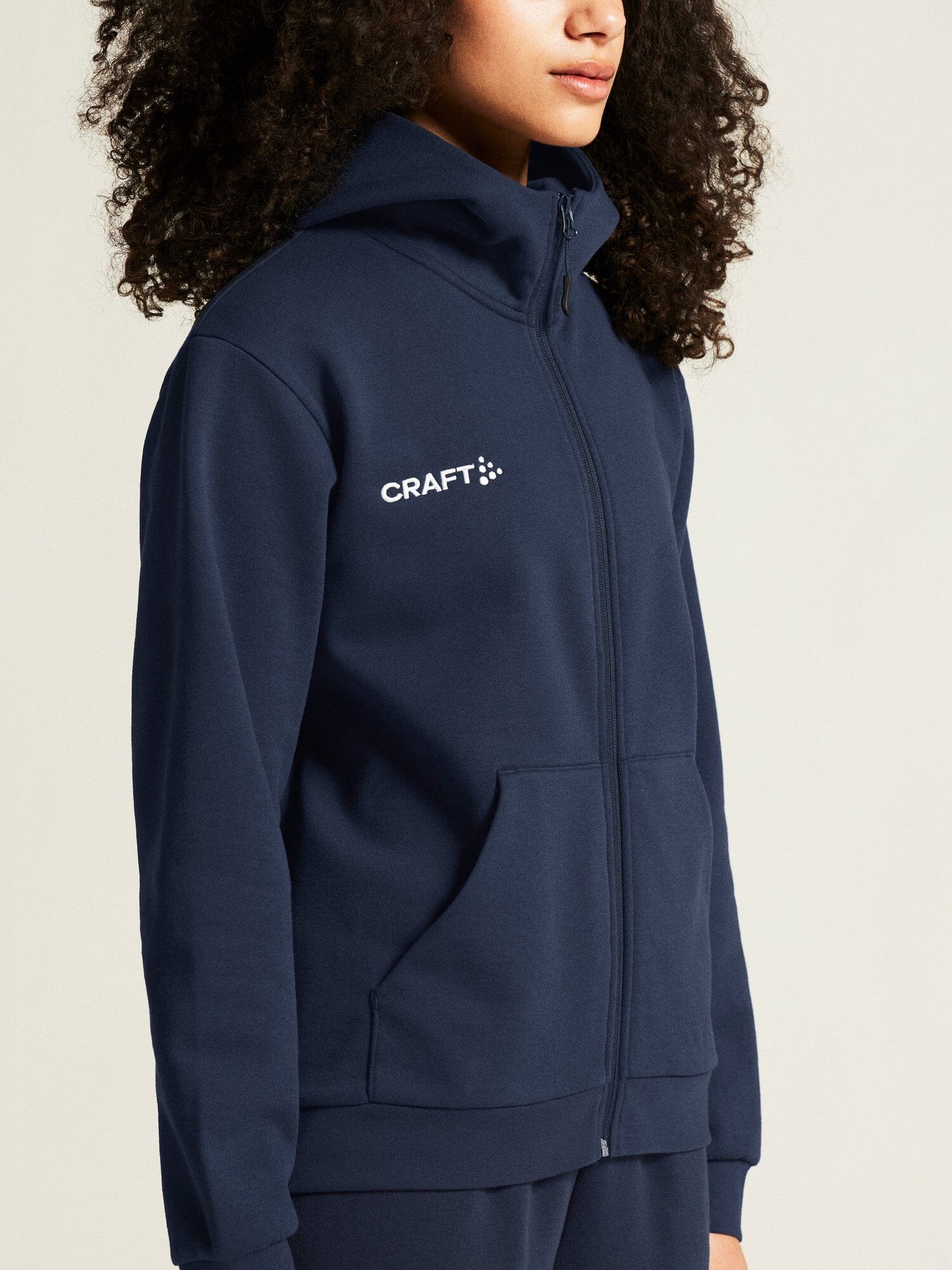 Women's Community 2.0 Logo FZ Hoodie - Navy Women's Midlayers and Hoodies Craft Sportswear NA