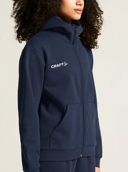 Women's Community 2.0 Logo FZ Hoodie - Navy Women's Midlayers and Hoodies Craft Sportswear NA