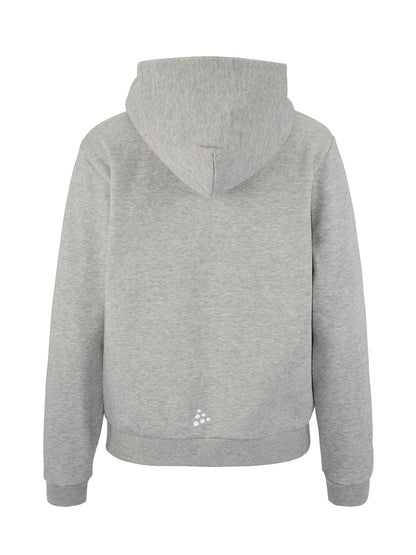 Women's Community 2.0 Logo FZ Hoodie - Grey Melange Women's Midlayers and Hoodies Craft Sportswear NA