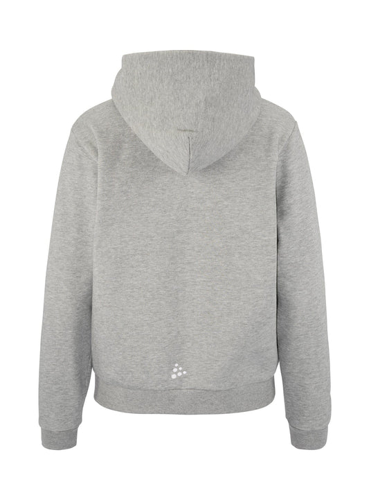 Women's Community 2.0 Logo FZ Hoodie - Grey Melange Women's Midlayers and Hoodies Craft Sportswear NA