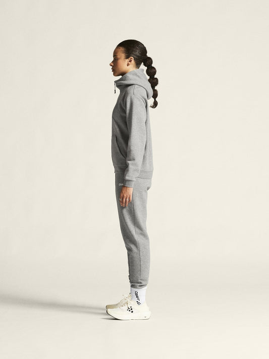 Women's Community 2.0 Logo FZ Hoodie - Grey Melange Women's Midlayers and Hoodies Craft Sportswear NA