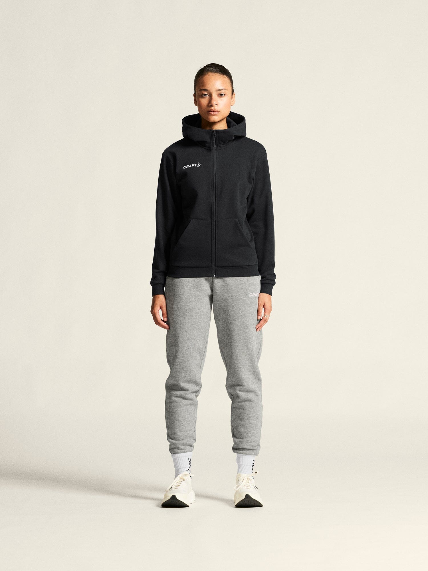 Women's Community 2.0 Logo FZ Hoodie - Black Women's Midlayers and Hoodies Craft Sportswear NA