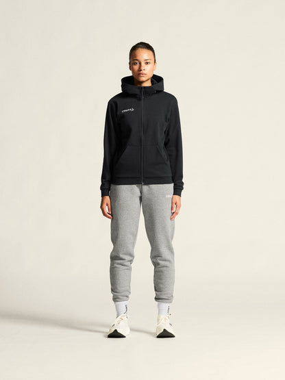 Women's Community 2.0 Logo FZ Hoodie - Black Women's Midlayers and Hoodies Craft Sportswear NA