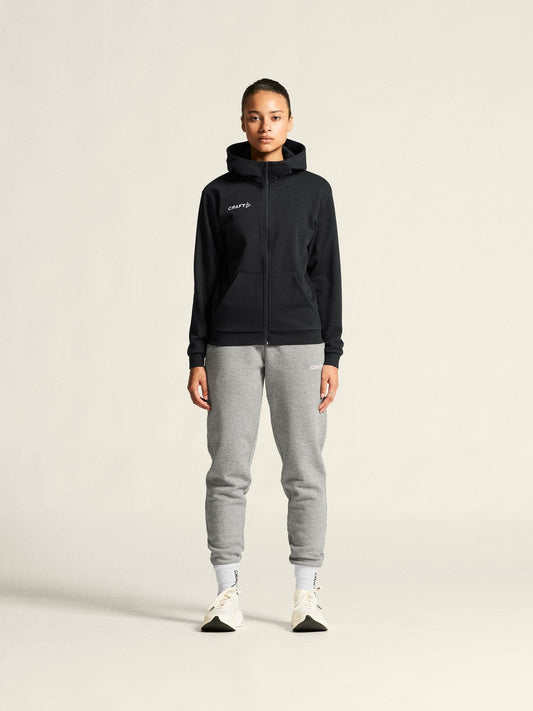 Women's Community 2.0 Logo FZ Hoodie - Black Women's Midlayers and Hoodies Craft Sportswear NA