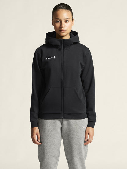 Women's Community 2.0 Logo FZ Hoodie - Black Women's Midlayers and Hoodies Craft Sportswear NA