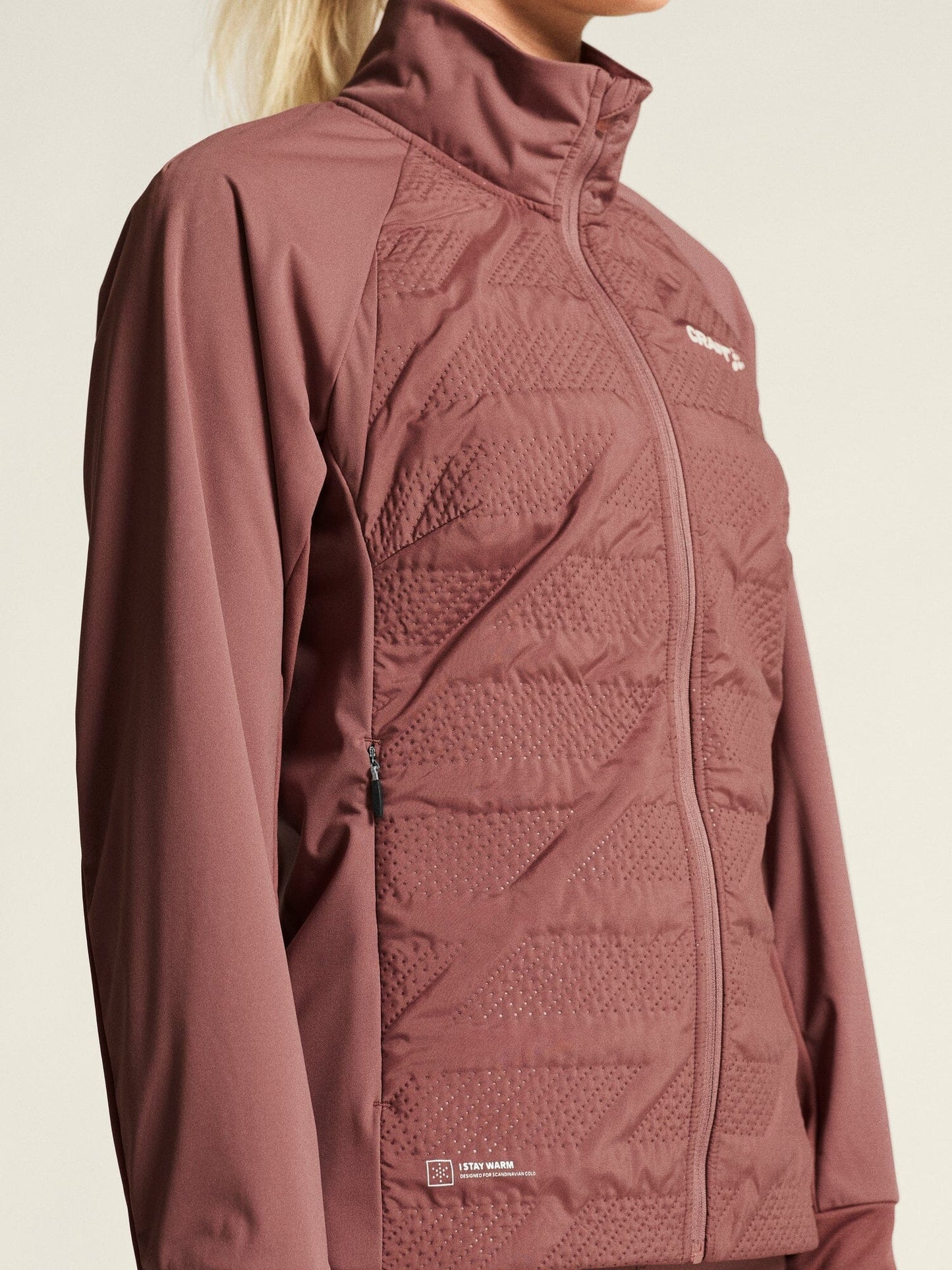 Women's ADV Nordic Training Speed Jacket 2 - Rose Brown Craft Sportswear NA