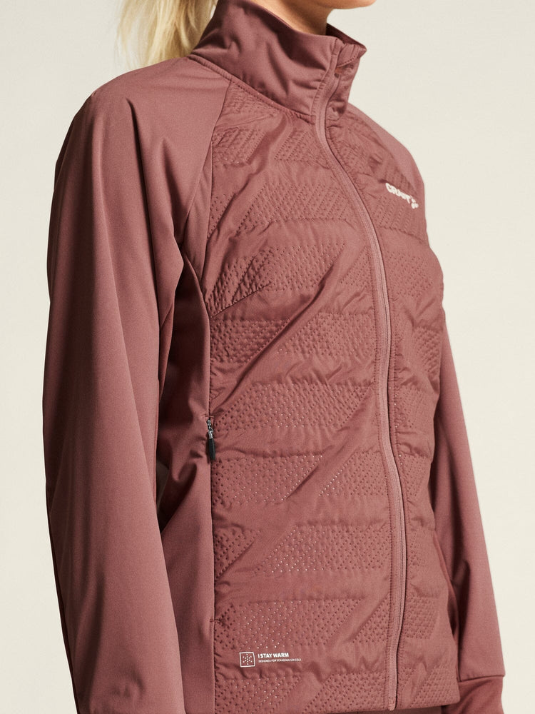 Women's ADV Nordic Training Speed Jacket 2 - Rose Brown Craft Sportswear NA