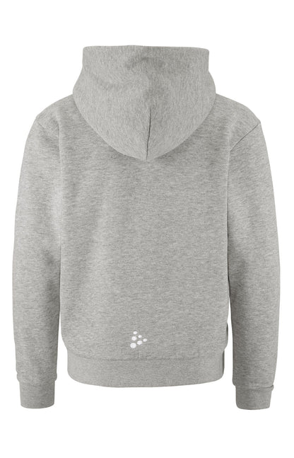 Junior Community 2.0 Logo FZ Hoodie - Grey Melange Craft Sportswear NA
