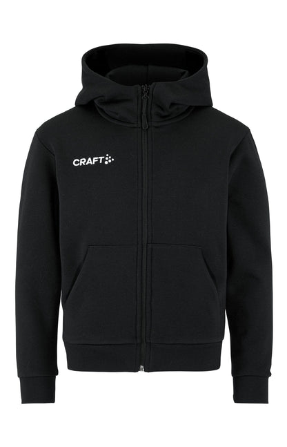 Junior Community 2.0 Logo FZ Hoodie - Black Craft Sportswear NA