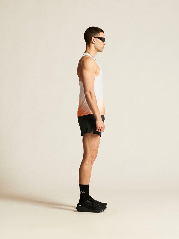 Men's Race Day Singlet - WHITE/MULTI Craft Sportswear NA