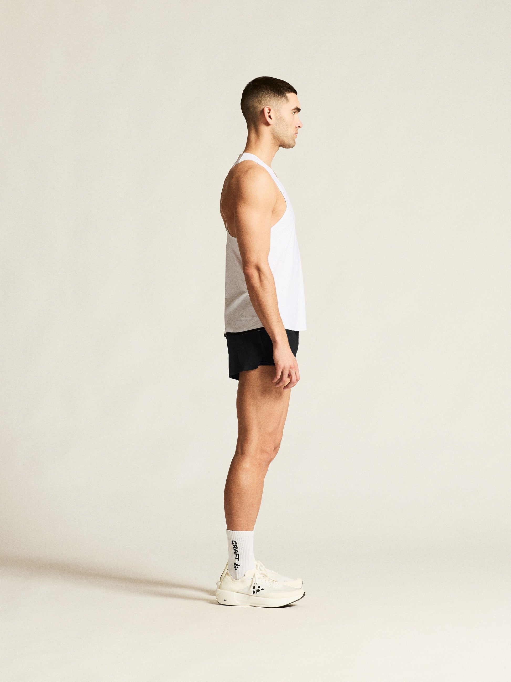 Men's Race Day Split Shorts - Black Men's Shorts Craft Sportswear NA