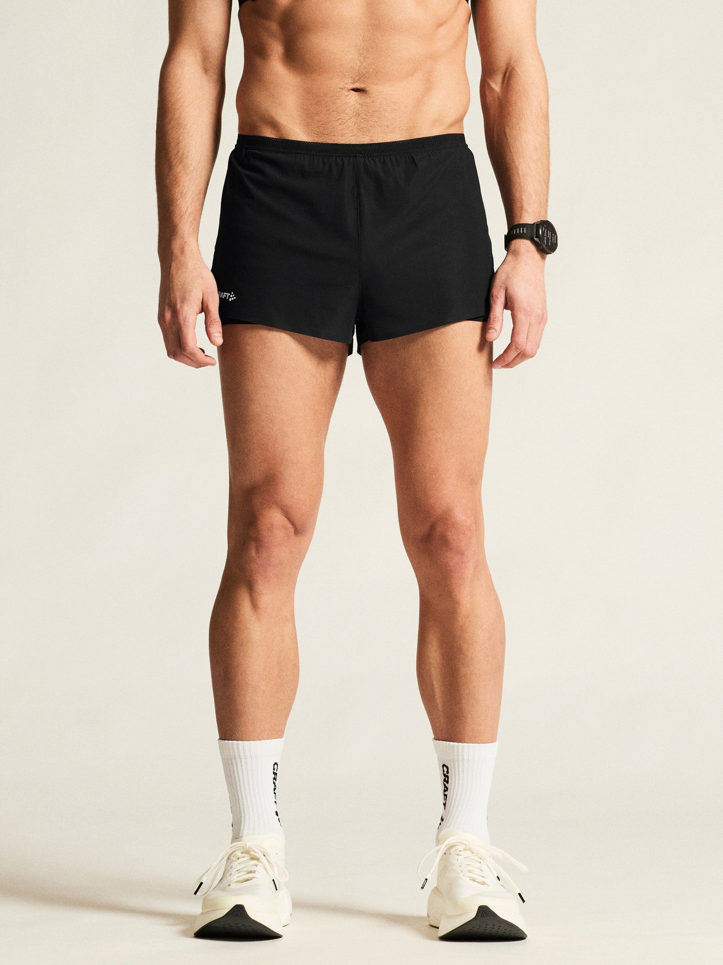 Men's Race Day Split Shorts - Black Men's Shorts Craft Sportswear NA