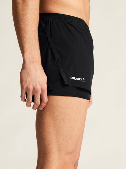 Men's Race Day Split Shorts - Black Men's Shorts Craft Sportswear NA