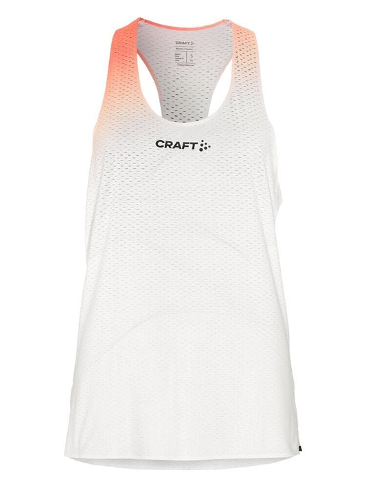 Women's Race Day Singlet - WHITE/MULTI Craft Sportswear NA