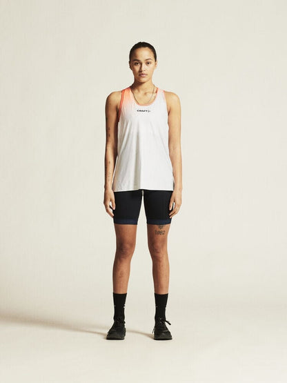 Women's Race Day Singlet - WHITE/MULTI Craft Sportswear NA